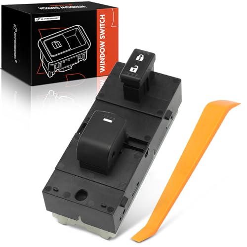 A-Premium Passenger Side Power Window Switch Compatible with Nissan Frontier 2007-2009, Xterra 2007-2010, Replace# 25411ZP70ATVAA11