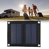 Mini pannello solare portatile – Kit di pannelli solari pieghevoli per campeggio all'aperto e viaggi – Scheda solare laminata in PET per dispositivi mobili