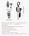 VEVOR Manual Lever Chain Hoist, 1/4T 550LBS Capacity Heavy Duty Come Along, 5FT Lift G80 Alloy Steel Chain with Dual Pawl Mechanical Brake,360°Rotating Hooks, for Warehouse Construction Garage