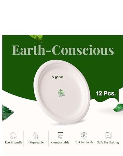 Image of Shrayati Eco - Friendly Disposable Tableware Set - Pack of 108 Pcs, Perfect for Parties, Events, Picnic, Outings and Home | Picnic Pack | Sugarcane Bagasse Combo