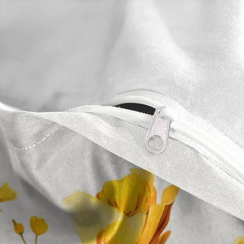 Housse de couette imprimée 3D IOFEER en polycoton respirant et résistant - 8