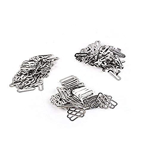 50 Set 3/4" Bow Tie Hardware Sets Adjustable Ss Necktie Hook Bow Tie Or Cravat Clips Fastenings Fasteners To Make Adjustable Ss On Bow Ties/Neckties (White) #TOP7