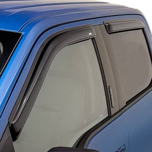 Auto Ventshade [AVS] Outside Mount Rain Guards for 2019-2024 Kia Forte | Window Vent Visors, 4 pcs. - Smoke | 94190 by Auto Ventshade - Image 6