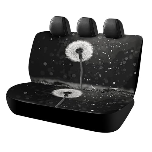 Housse de siège de voiture imperméable universelle pissenlit pour trajets en famille et animaux