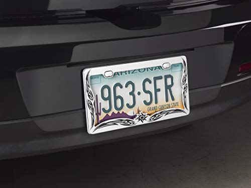Bell Automotive 22-1-46163-8 Universal Tribal Design License Plate Frame
