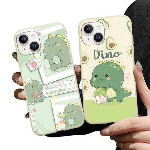 Aoldimu 2 Pack Kawaii Dinosaur Phone Case for iPhone...