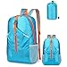 25L Foldable Backpack for Hiking, Camping, Travel & Gym – Nylon Splash-Proof Bag with Breathable Shoulder Straps, 180g（Orange）