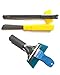 9PCS Window Tint Tools, Vehicle Glass Protective Film Car Window Wrapping Tint Vinyl Installing Tool: 4 Inch Felt Squeegee, Retractable 9mm Utility Knife and Snap-Off Blades,Film Cutters