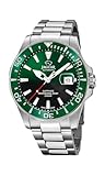 JAGUAR Reloj Hombre J886/E Caja de Acero Inoxidable 316l Plateado Correa de Acero Inoxidable Plateado
