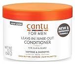 Cantu Leave-In Conditioner for Men, 368.5 g/14 oz Pot (384 ml)