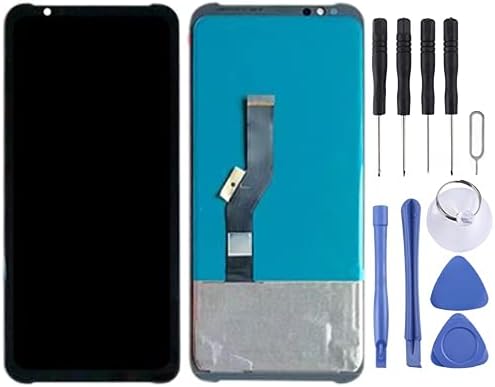 chenyan mobile phone replacement spare parts amoled material lcd screen and digitizer full assembly for zte nubia red magic 3 3s nx629j black
