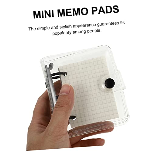 Mini carnet de notes transparent pour ne plus perdre ses fiches et petits documents