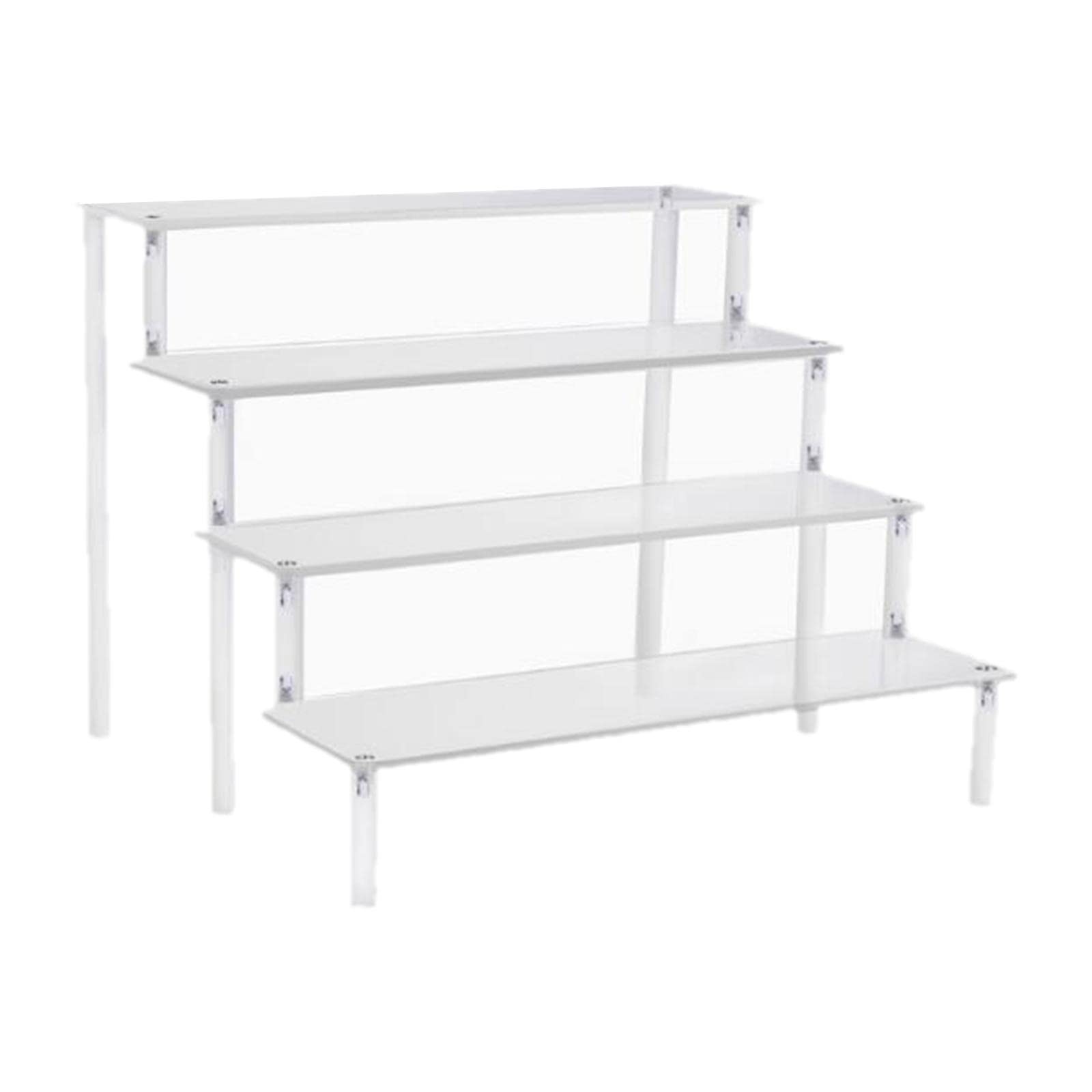 MYADDICTION Multifunctional Acrylic Display Stand Tiers Clear for Cabinet Countertops Four Layer Frame-image-16