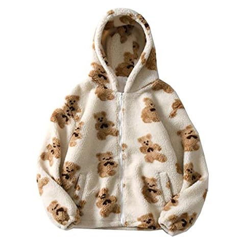 NUSGEAR Sudadera con Capucha Mujer Oso Cover