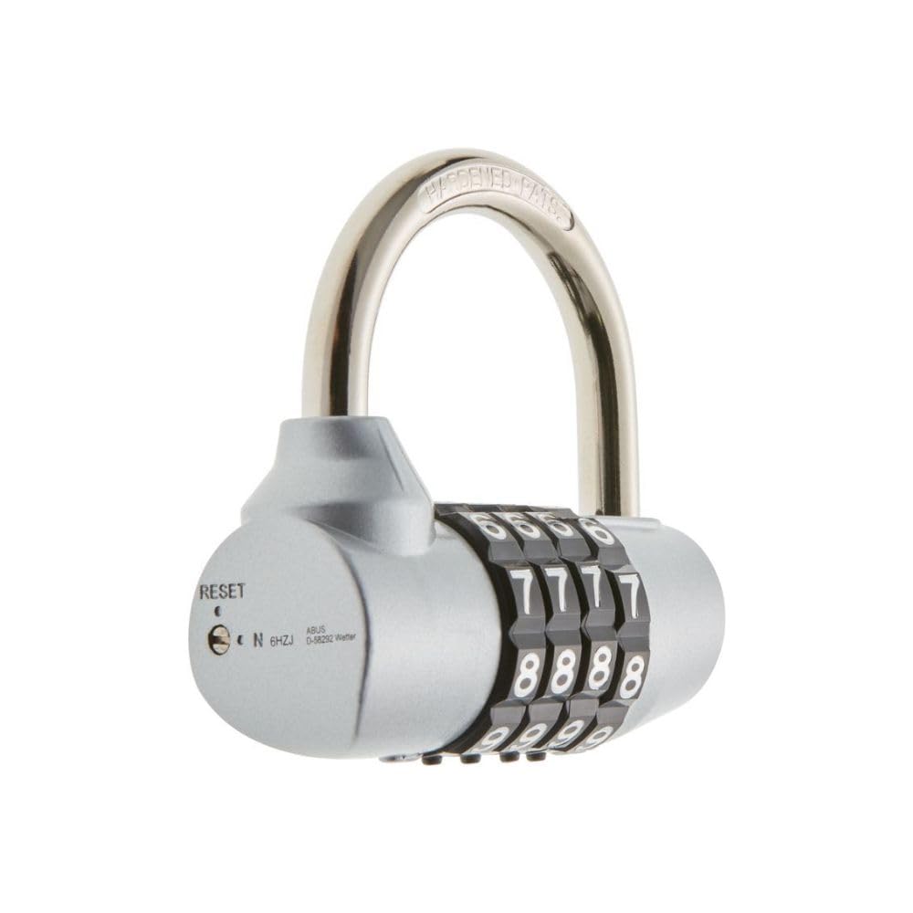 Cadenas à combinaison Abus 154/65 mm avec code programmable à 4 molettes