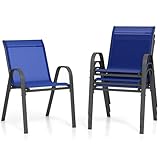 Experiencia de asiento cómoda: nuestro sillón de metal ofrece un apoyo sólido a la columna vertebral y las caderas con respaldo alto y asiento ancho. El tejido de secado rápido, transpirable y resistente garantiza una comodidad óptima, mientras que los reposabrazos curvos y suaves permiten relajar los brazos.