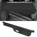 Motoforti Car Trunk Retractable Cargo Cover for Land Rover Discovery 4 LR4 2004-2016 Rear Trunk Parcel Shelf Luggage Security Shield Shade, Canvas, Gloss Black