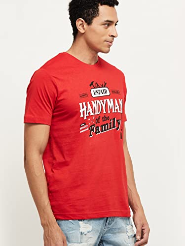 Image of Max Men Printed Slim Fit T-Shirt