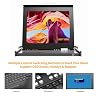 1U Rack Mount KVM Console,Arvitek 17 LCD Monitor KVM Switch 8 Port VGA w/Cables,Keyboard Touchpad,Fits 23.631.8 Rack Depth, Support 1280 * 1024