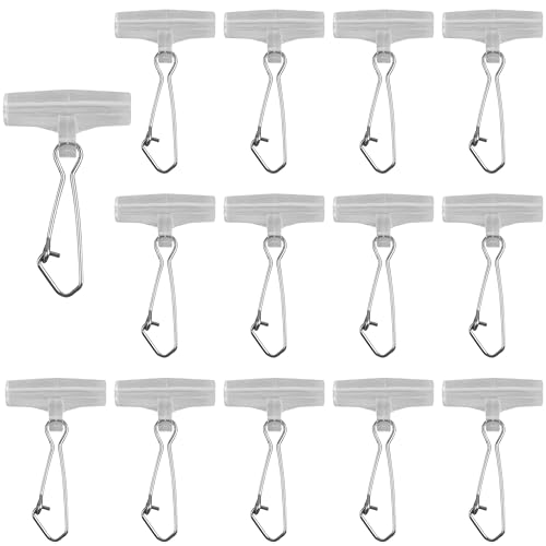 Boutons-pression robustes de pêche SILANON transparents avec émerillon x35