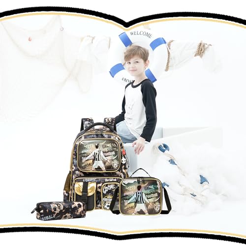 Meetbelify Mochilas escolares para meninos para estudantes do ensino fundamental de 8 a 10 anos, moc