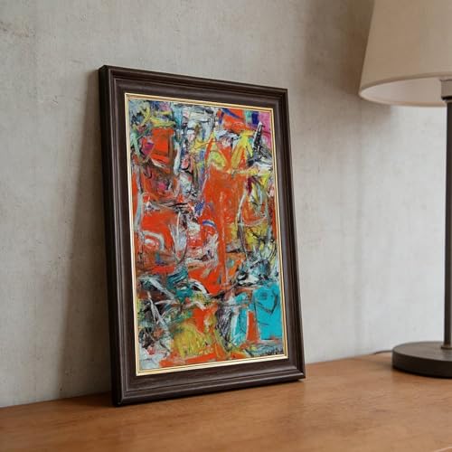 Affiche Willem De Kooning - Impression Toile Art Mural 20x30 cm