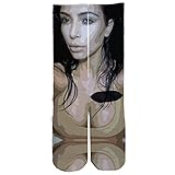 Selfish Kim Kardashian Custom Socks (One Size 6 - 12, Black)