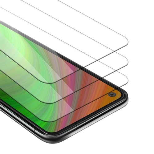 Cadorabo 3x Vidrio templado compatible con Nokia 3.4 en TRANSPARENCIA ELEVADA - Paquete de 3 Vidrio protector de pantalla (Tempered) en dureza 9H con compatibilidad touch 3D