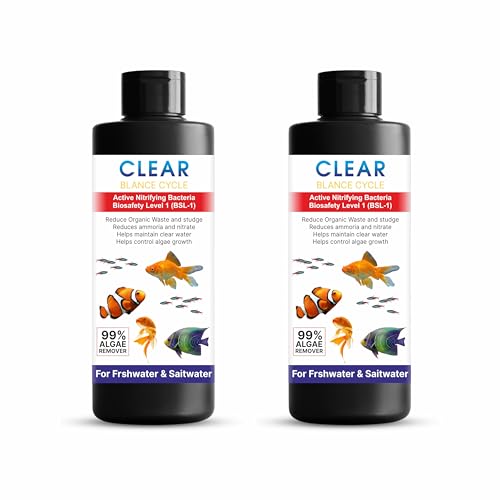 Image of Beyond Fill Automatic Fish Tank Cleaner Liquid | Cloudy Water Remover for Crystal Clear Aquarium Water | Algae Remover |Buy 1 Get 1 Free(100ML Each)