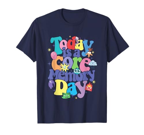 Disney Pixar Inside Out 2 Today Is A Core Memory Day Poster T-Shirt
