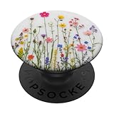 Mixed Flower Bouquet Floral Pattern PopSockets Adhesive PopGrip
