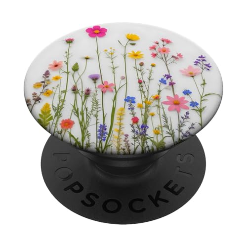 Mixed Flower Bouquet Floral Pattern PopSockets Adhesive PopGrip