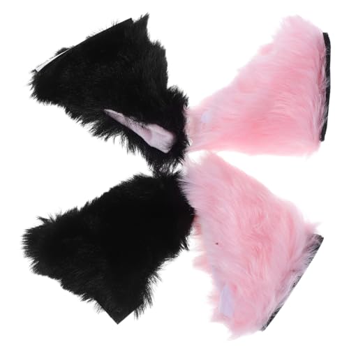 Orejas de casco para ninas y mujeres accesorios kawaii de ciclismo disfraz de gato pack de 2