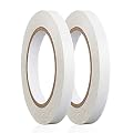 BYUEE 2 Rolls 0.6" x 30 Yards Double Sided Adhesive Sticky Tape for Crafts, Scrapbooking, Photography, Scrapbook Paper, Rubber Stamps, Card Making, Gift Wrapping, DIY, Arts, Office & Home Supplies