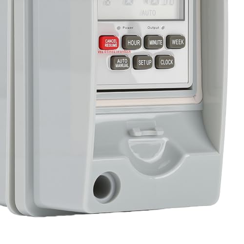Temporizador programable Yctze de 24 programaciones para bomba de piscina y luces 7