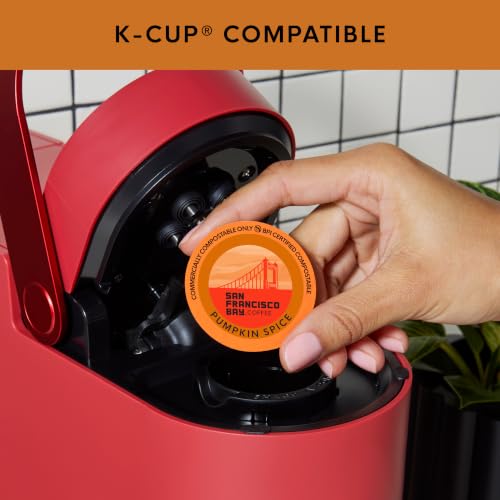 Image of Limited Edition Pumpkin Spice San Francisco Bay K-Cup Compatible Coffee Pods (36 Ct), Flavored Medium Roast, Commercially Compostable Single-Serve Coffee Pods