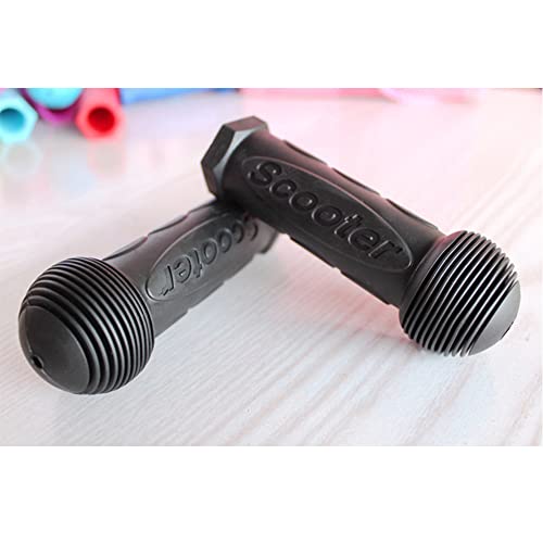 OTFAITP Roller Griff Lenker 1-Paar Fahrrad Griff Fit für 2-3-4 Räder Kid Kick Roller,Kinder Fahrrad,Drifting Roller,Schaukel Roller (Schwarz)