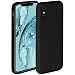 Produktbild ONEFLOW Soft Case für iPhone X/iPhone XS Hülle aus Silikon mit Kameraschutz, Silikonhülle mit erhöhtem Schutz fürs Display, Backcover Schutzhülle, weiche Handyhülle, Schwarz