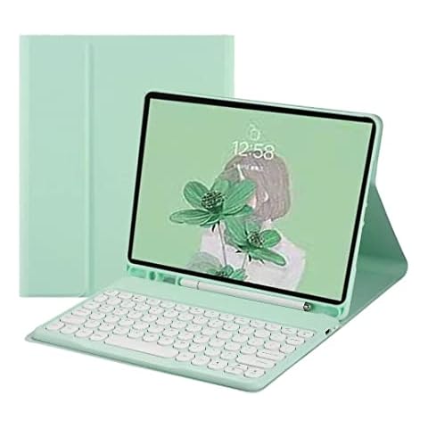 QIYIBOCASE Retro Keyboard Case for iPad 10 Cover