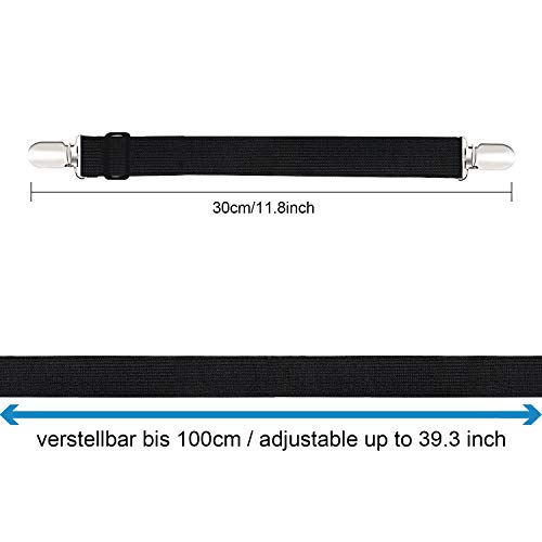 Bettlakenspanner DUOUPA für Betttuch und Bettwäsche in Schwarz