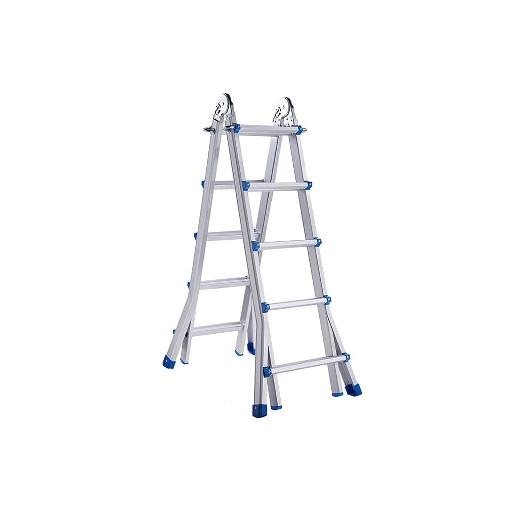 Buy XXZY collapsible ladder Folding Ladder Portable Ladders Aluminum Step Ladder 6 In 1 Step