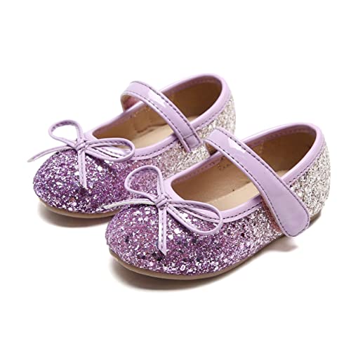 Image of Felix & Flora Toddler Flower Girl Dress Shoes - Girl Ballet Flats Party School Shoes Wedding