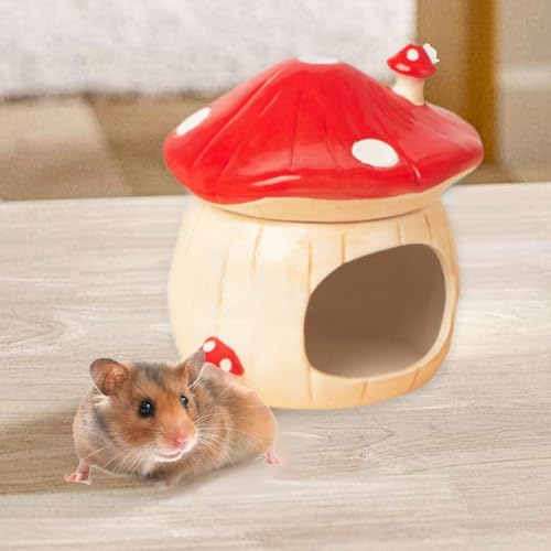 Abri pour cobayes et hamsters - Solution anti-stress rouge - 5