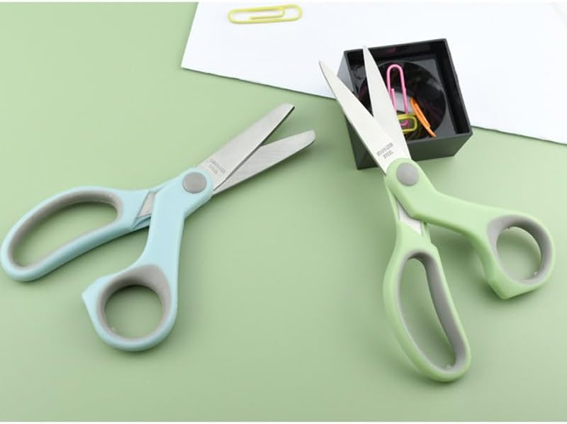 Miniatura 5 de Paquete de 3 tijeras pequeñas pastel de 5 pulgadas para la escuela, puntas afiladas, tijeras multiusos para niños, estudiantes, profesores,