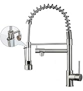 Kitchen Faucet with Pull Down Sprayer Contemporary Single Handle Kitchen Sink Faucet GAPPO Solid ...