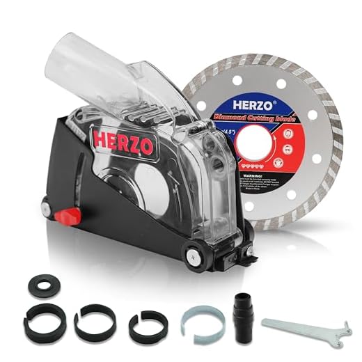 HERZO Cutting Dust Extraction Guard