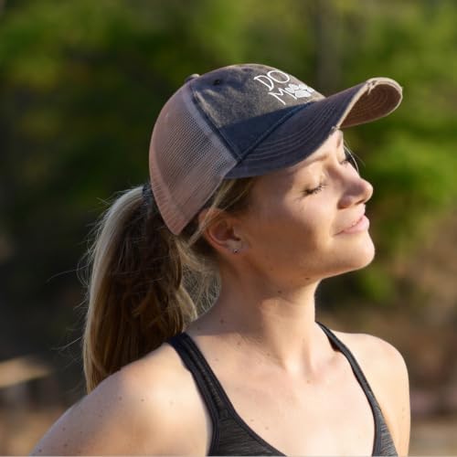 Image of CHOK.LIDS Washed Trucker Hat Unstructured Distressed Pigment Dyed Cap | Vintage washed cotton, unstructured low profile, breathable mesh back, adjustable outdoor headwear