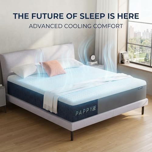 Image of ROMA PUF Pappy Dual Comfort Mattress | Anti Bacterial Mel Ion+ washabel Cover | Cooling Airwick 2D Layer | Ultimate Sleep Support | 7 Year Warranty (4 Inch, 72X72)