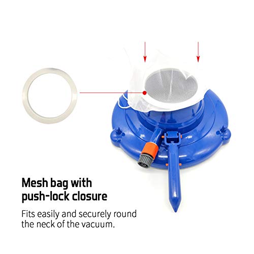 Mibee Piscina 15 '' Folha Vácuo leaf Eater Folha Apanhador Folha Bagger Folha Master