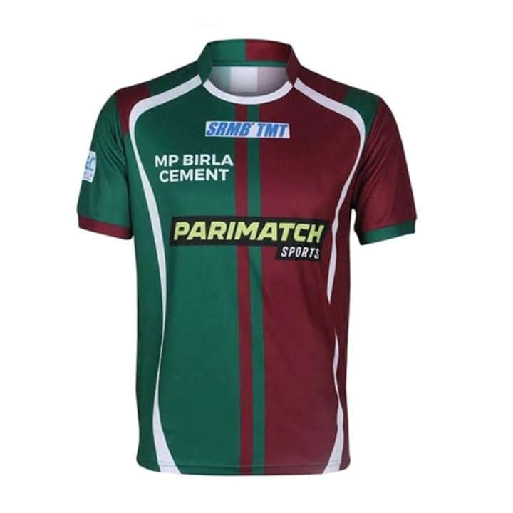 woopmeMohu n Bagan Atk Club Football Jersey Home Half Sleeve Sports Jersey